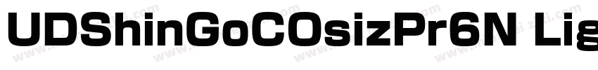 UDShinGoCOsizPr6N Lig字体转换